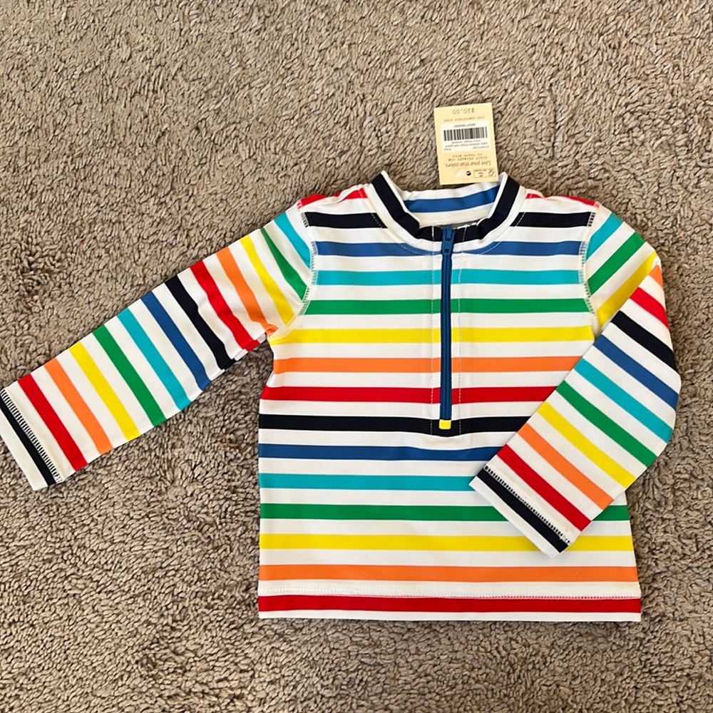 NWT 3-6 month swim shirt